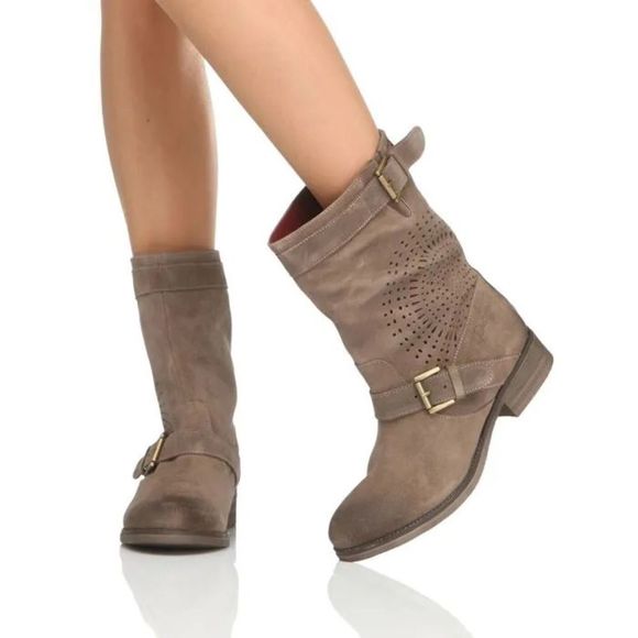 Desigual, Leather Sacha Boots, Size EU 38 - Picture 1 of 15